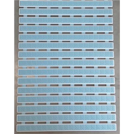 MOYA BATHMAT NON-SLIP HD0255-LIGHT BLUE 68.5X38X0.35CM