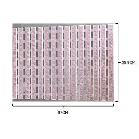 MOYA BATHMAT NON-SLIP HD0255-LIGHT PINK 68.5X38X0.35CM