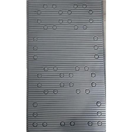 MOYA BATHMAT NON-SLIP HD0216-GREY PVC 42X90X0.4CM