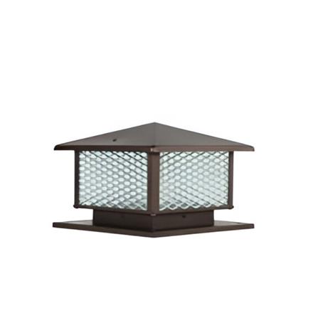 PRE-ORDER BRIGHT OBJECTIVES GATE LAMP 8872 300MM E27 DARK BROWN