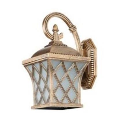 PRE-ORDER BRIGHT OBJECTIVES WALL OUTDOOR 10885/W 380MM E27 ANTIQUE BRASS