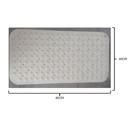 MOYA BATHMAT HD0307-OFFWHITE PVC 40X80X0.15CM