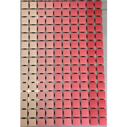 MOYA NON-SLIP BATHMAT YHC0032-RED 67X35.5X0.4CM