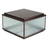 PRE-ORDER BRIGHT OBJECTIVES GATE LAMP 8875 400MM E27 DARK BROWN