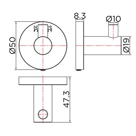 HOOK KARAT FAUCET KB-09-111-50 CHROME [EXCLUSIVE FROM HOMEPRO THAILAND]
