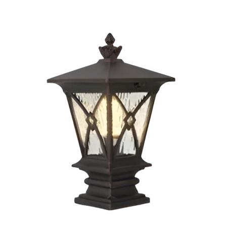 PRE-ORDER BRIGHT OBJECTIVES GATE LAMP 10901/S 380MM E27 ANTIQUE BRASS