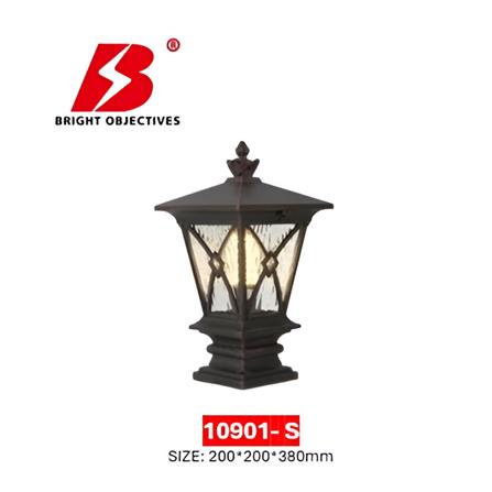 PRE-ORDER BRIGHT OBJECTIVES GATE LAMP 10901/S 380MM E27 ANTIQUE BRASS