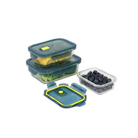 FUKURO YOKI CONTAINER SET (370ML + 640ML + 1,040ML) RECTANGLE