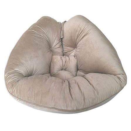 HOME LIVING STYLE CHAIRPAD PEAR 34X43 BROWN