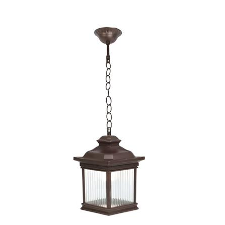 PRE-ORDER BRIGHT OBJECTIVES PENDANT OUTDOOR LAMP10896/P 600MM E27 DARK BROWN