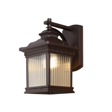 PRE-ORDER BRIGHT OBJECTIVES WALL OUTDOOR 10896/W 290MM E27 DARK BROWN