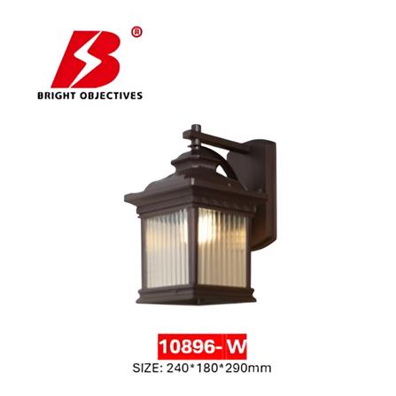 PRE-ORDER BRIGHT OBJECTIVES WALL OUTDOOR 10896/W 290MM E27 DARK BROWN