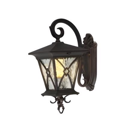 PRE-ORDER BRIGHT OBJECTIVES WALL OUTDOOR 10901/W 430MM E27 ANTIQUE BRASS