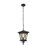 PRE-ORDER BRIGHT OBJECTIVES PENDANT OUTDOOR LAMP 10902/P 400MM E27 ANTIQUE BRASS