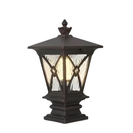 PRE-ORDER BRIGHT OBJECTIVES GATE LAMP 10902/S 430MM E27 ANTIQUE BRASS