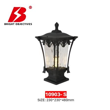 PRE-ORDER BRIGHT OBJECTIVES GATE LAMP 10903/S 480MM E27 BLACK