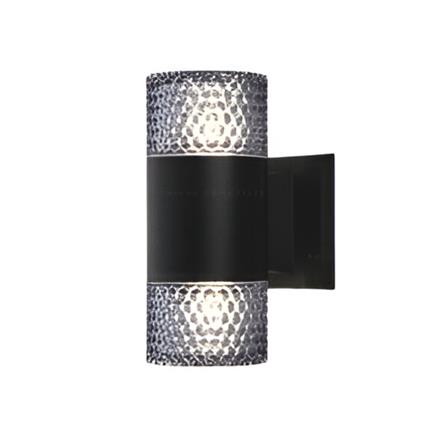 BRIGHT OBJECTIVES WALL OUTDOOR 16021 21 CM E27 BLACK