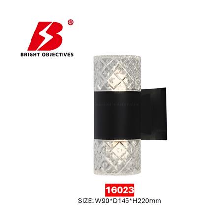 BRIGHT OBJECTIVES WALL OUTDOOR 16023 22CM E27 BLACK