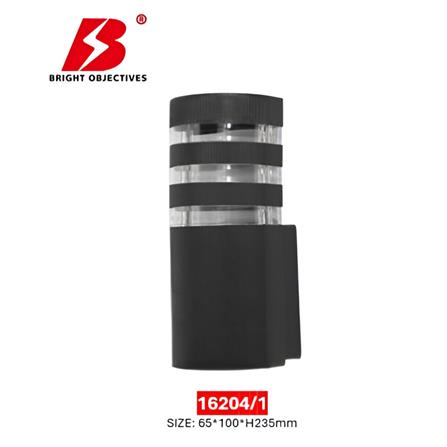 PRE-ORDER BRIGHT OBJECTIVES WALL OUTDOOR 16204/1 E27 235MM BLACK
