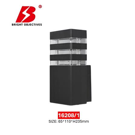 PRE-ORDER BRIGHT OBJECTIVES WALL OUTDOOR 16208/1 E27 235MM BLACK