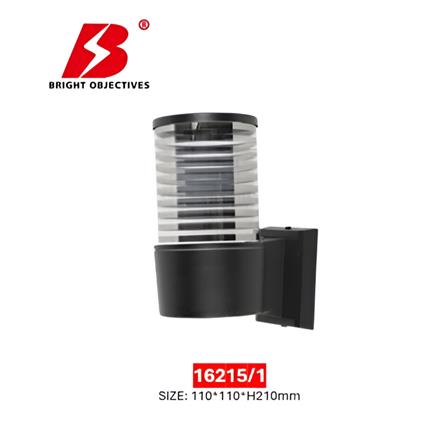 BRIGHT OBJECTIVES WALL OUTDOOR 16215/1 E27 21CM BLACK