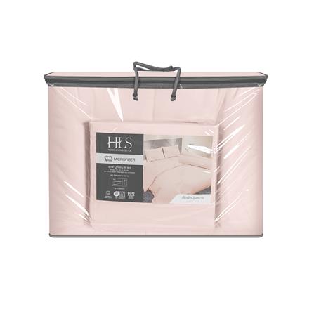 BEDDING SET 6FT 6PCS HOME LIVING STYLE FLORENCE NUDE [EXCLUSIVE FROM HOMEPRO THAILAND]