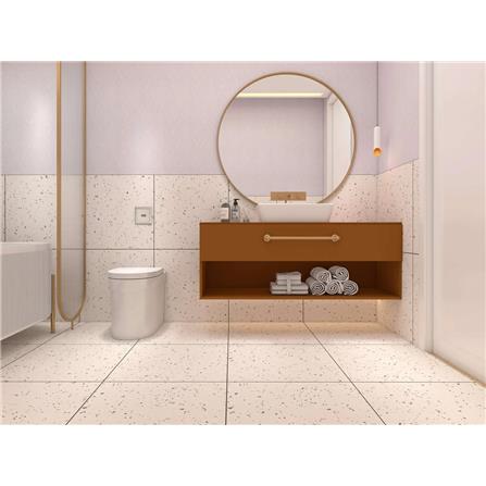 GUOCERA FLOORTILE 60X60CM MICROSTEP CANDY YR350AM OFF WHITE 1.44M2