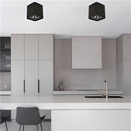 PRE-ORDER BRIGHT OBJECTIVES SURFACE EYEBALL B303-1 GU10 BLACK GLOSS BLACK