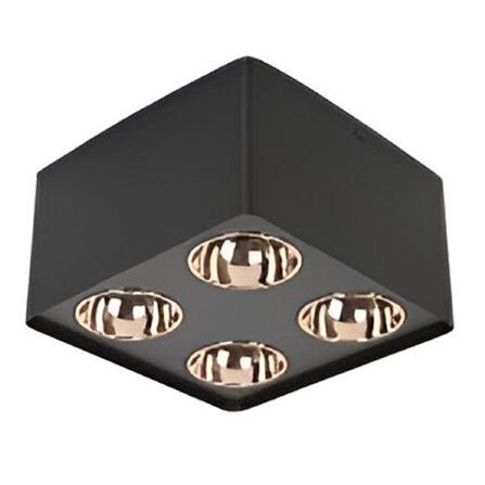 PRE-ORDER BRIGHT OBJECTIVES SURFACE EYEBALL B303-4 GU10 BLACK ROSE GOLD