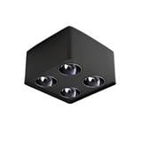 PRE-ORDER BRIGHT OBJECTIVES SURFACE EYEBALL B303-4 GU10 BLACK GLOSS BLACK