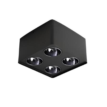 PRE-ORDER BRIGHT OBJECTIVES SURFACE EYEBALL B303-4 GU10 BLACK GLOSS BLACK