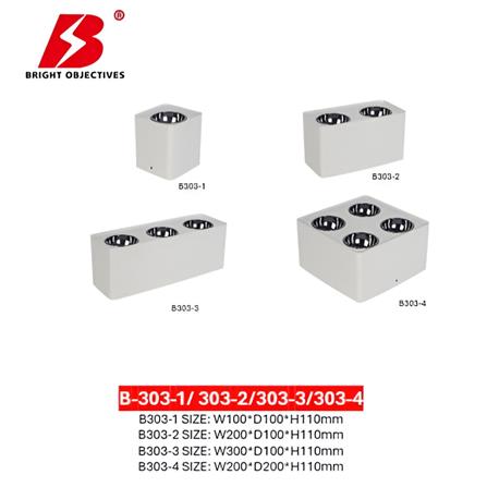 PRE-ORDER BRIGHT OBJECTIVES SURFACE EYEBALL B303-2 GU10 WHITE GLOSS BLACK