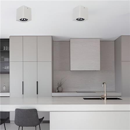 PRE-ORDER BRIGHT OBJECTIVES SURFACE EYEBALL B303-1 GU10 WHITE GLOSS BLACK