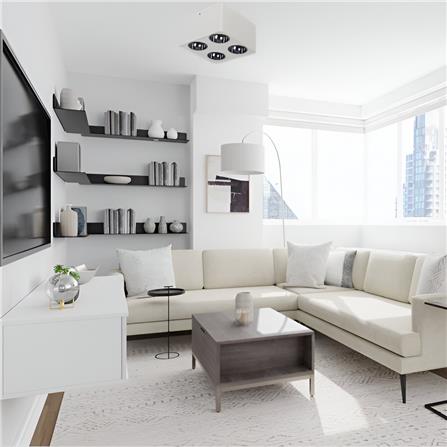 PRE-ORDER BRIGHT OBJECTIVES SURFACE EYEBALL B303-4 GU10 WHITE GLOSS BLACK