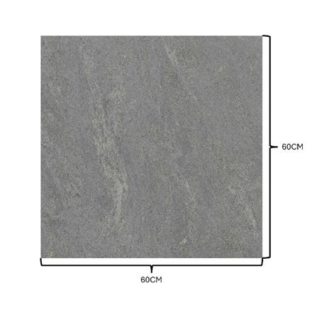 GUOCERA FLOORTILE 60X60CM DIAMOND FLEXSTONE YS8024C GREY 1.44M2