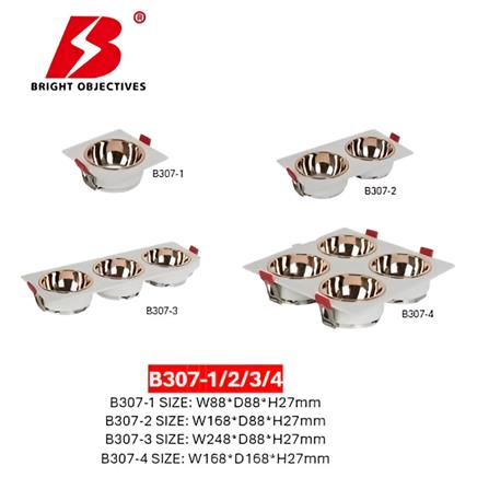 PRE-ORDER BRIGHT OBJECTIVES  EYEBALL B307-2 GU10 WHITE ROSE GOLD