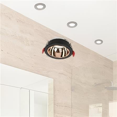 PRE-ORDER BRIGHT OBJECTIVES  EYEBALL B306 GU10 BLACK ROSE GOLD