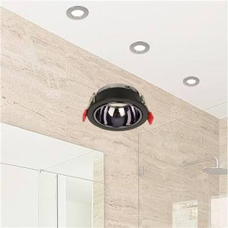 PRE-ORDER BRIGHT OBJECTIVES  EYEBALL B306 GU10 BLACK GLOSS BLACK