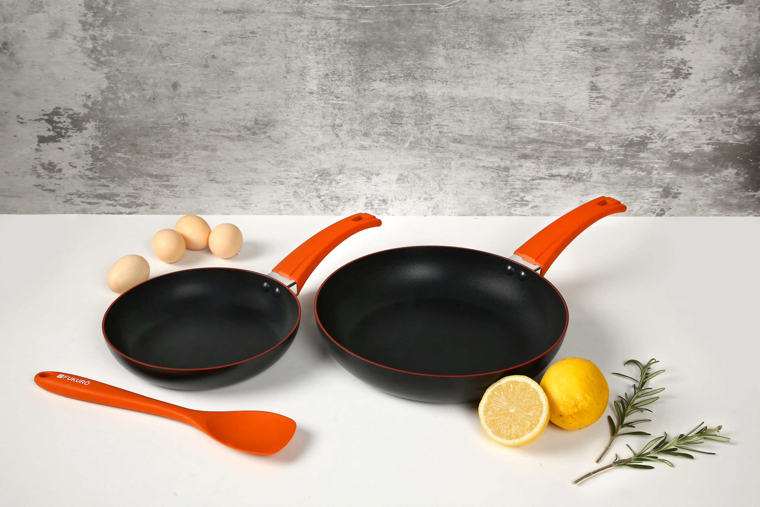 FUKURO REDI 3-PIECE NON-STICK COOKWARE SET (FP20CM + FP26CM + SILICONE SPOON)