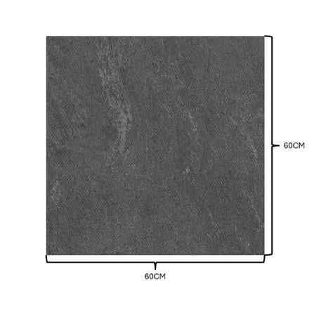 GUOCERA FLOORTILE 60X60CM DIAMOND FLEXSTONE YS8024D ANTHRACITE 1.44M2