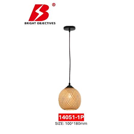 BRIGHT OBJECTIVES PENDANT LAMP 14051/1P E27 BROWN