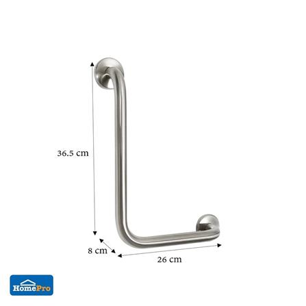 MOYA L-SHAPE GRAB BAR MGB-2922-BR STAINLESS STEEL