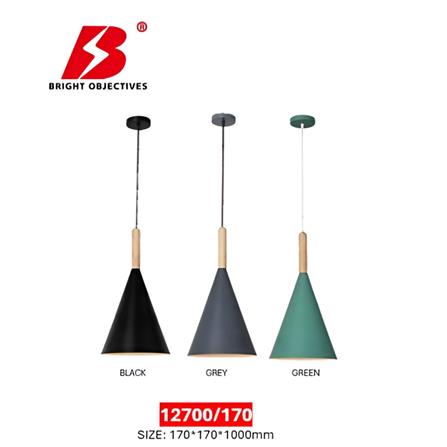 BRIGHT OBJECTIVES PENDANT LAMP 12700/170 E27 GREEN