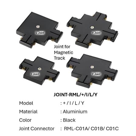 CIELO MAGNETIC TRACK JOINT-RML/+ SHAPE + BLACK