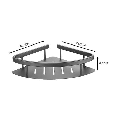 CABANA SHELF CB476-GM GUN METAL STAINLESS STEEL