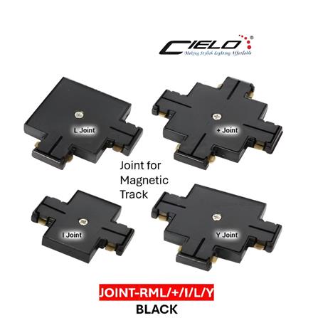 CIELO MAGNETIC TRACK JOINT-RML/I SHAPE I BLACK