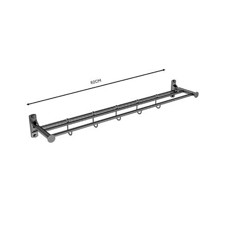 SORENTO TOWEL BAR DOUBLE SRT756-32-GM GUN METAL