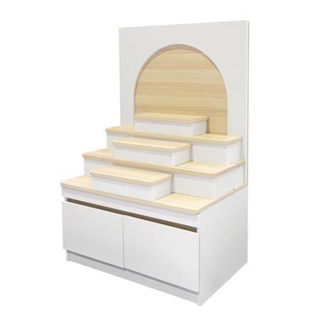 BUDDHA ALTAR CABINET FURDINI PSP-9357 PEARL 80CM PINE OAK/WHITE [EXCLUSIVE FROM HOMEPRO THAILAND]