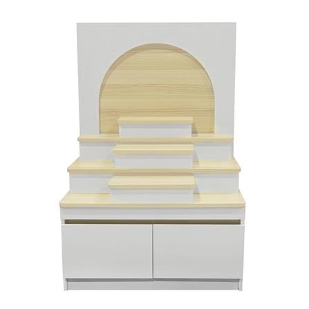 BUDDHA ALTAR CABINET FURDINI PSP-9357 PEARL 80CM PINE OAK/WHITE [EXCLUSIVE FROM HOMEPRO THAILAND]