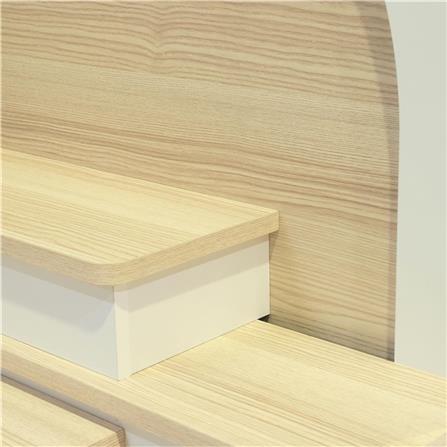 BUDDHA ALTAR CABINET FURDINI PSP-9357 PEARL 80CM PINE OAK/WHITE [EXCLUSIVE FROM HOMEPRO THAILAND]